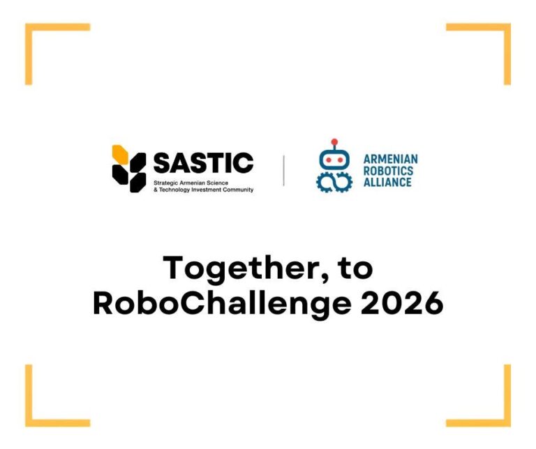 SASTIC Signs Grant Agreement with Armenian Robotics Alliance to Support RoboChallenge 2026